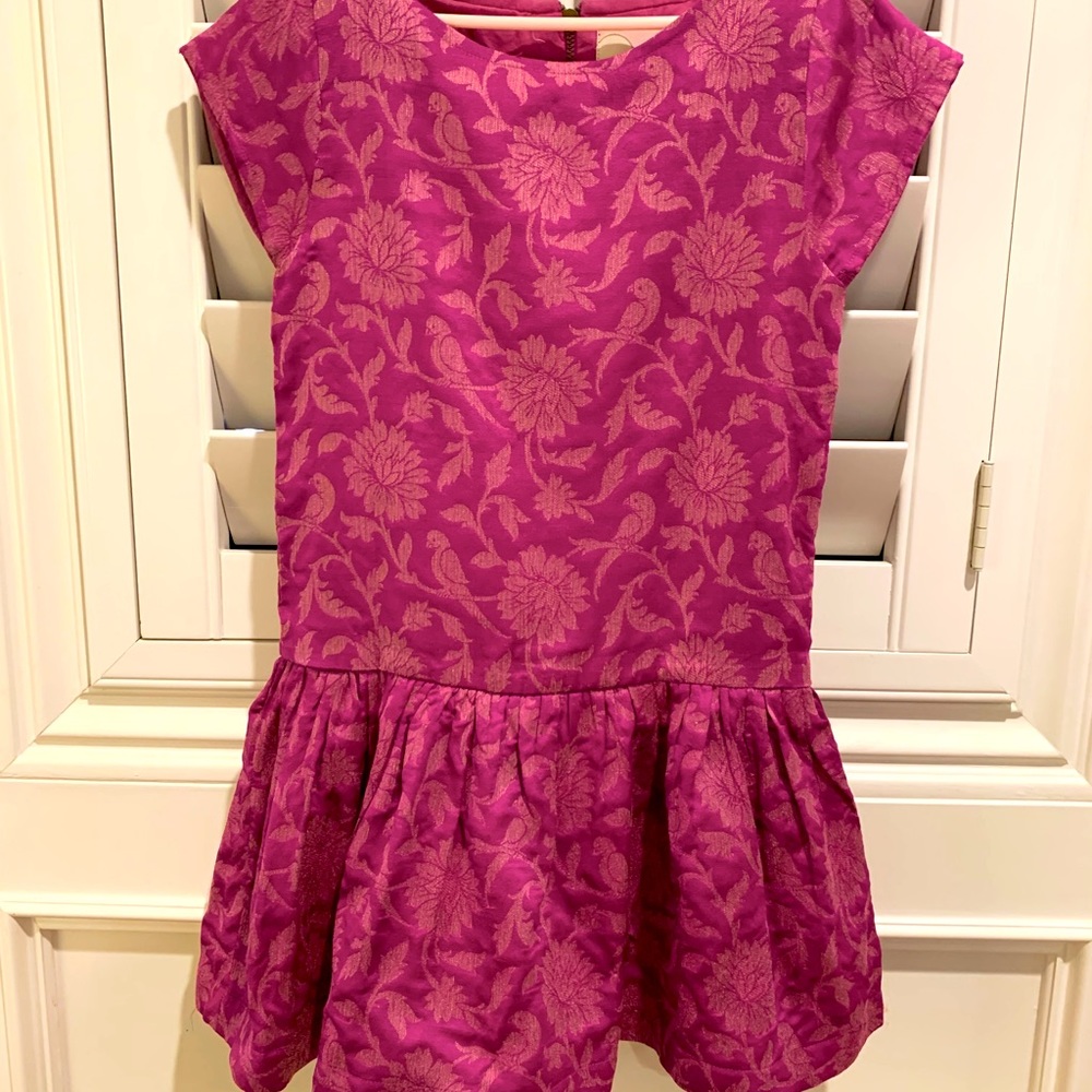 Dark pink Peek girls size M(6-7) party dress